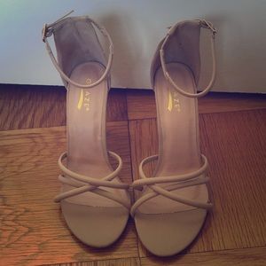 Nude Strappy Heels